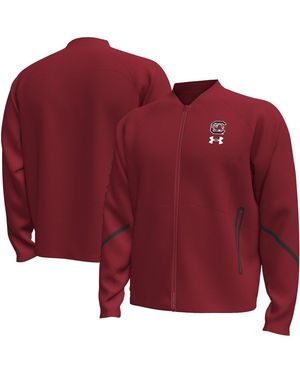 Under Armour South Carolina Gamecocks Unstoppable Full-zip Bomber Jacket - Red