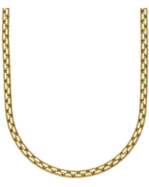 Macy's Diamond-cut Box Chain 26" Necklace - Metallic