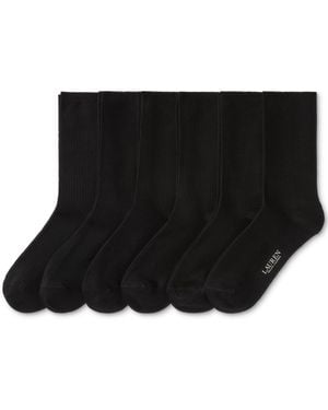 Ralph Lauren 6-pk. Rib Trouser Socks L3250pk2 - Black