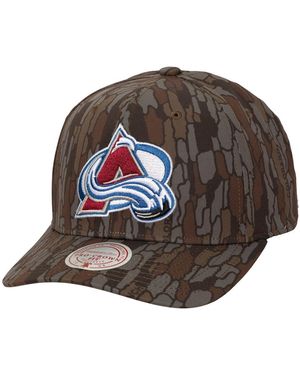 Mitchell & Ness Colorado Avalanche Hidden Pro Crown Adjustable Hat - Brown