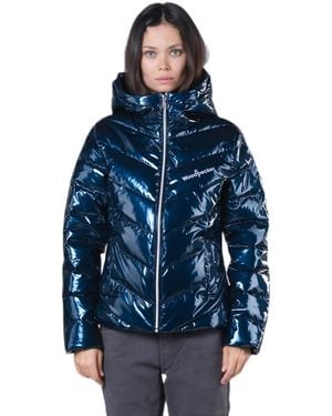 Woodpecker Robin Medium Weight Coat - Blue