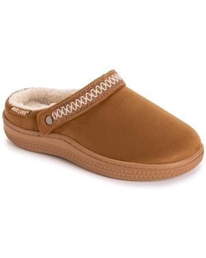 Muk Luks Quianna Lana Clog Slippers - Brown