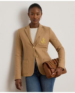 Ralph Lauren Bullion Jacquard Blazer - Natural