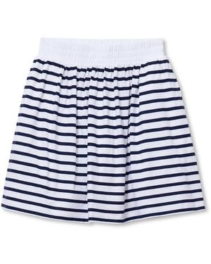 Lands' End Girls Smocked Skort - Blue