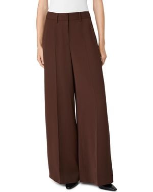 French Connection Harry High-waist Wide-leg Pants - Brown