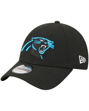 KTZ Carolina Panthers Core Team 9forty Adjustable Hat - Black