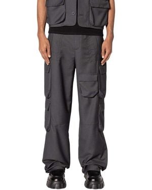 MNML Loiter Bonded Gabardine Pants - Black