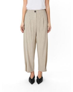 Masai Mapunna High Waisted Cropped Pants - Natural
