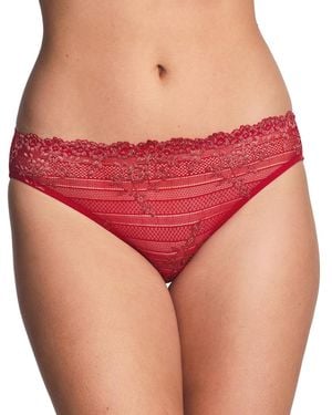 Wacoal Embrace Lace Bikini Underwear 64391 - Red