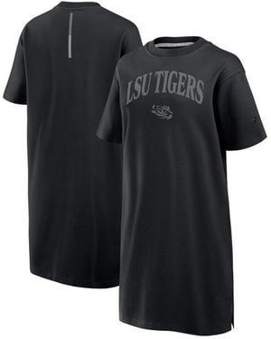 Fanatics Lsu Tigers Elements Go Tri-blend T-shirt Dress - Black