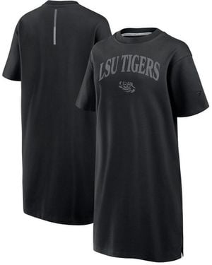 Fanatics Lsu Tigers Elements Go Tri-blend T-shirt Dress - Black