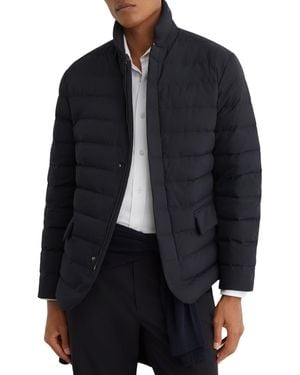 Reiss Abley Quilted Down And Jacket - Black