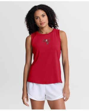Fanatics Tampa Bay Buccaneers Scoop-neck Mesh-back Tank Top - Red