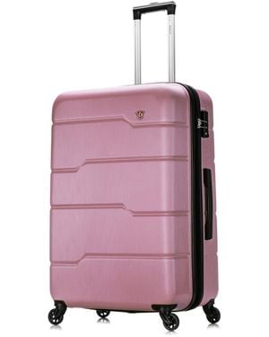 DUKAP Rodez 28" Lightweight Hardside Spinner luggage - Metallic