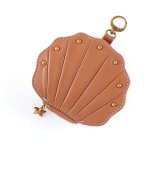 Hobo International Seashell Clip Pouch - White