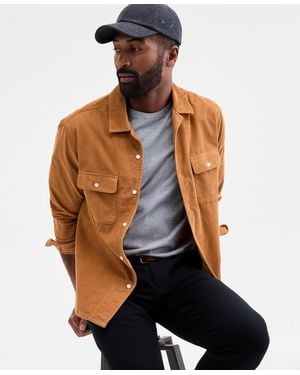 Club Room Corduroy Shirt Jacket - Blue