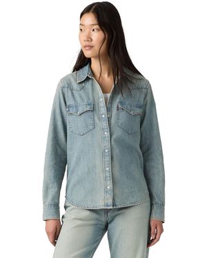 Levi's The Ultimate Western Cotton Denim Shirt - Blue