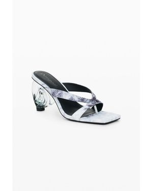 Desigual Sandalia Tacon Corazon - White