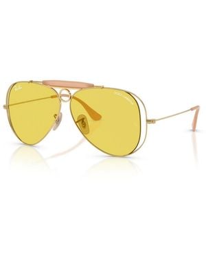 Ray-Ban Pilot Sunglasses - Yellow