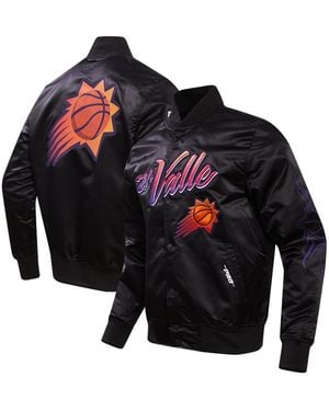 Pro Standard Phoenix Suns 2023/24 City Edition Satin Full-snap Jacket - Black