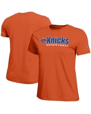 Champion New York Knicks Basketball T-shirt - Orange