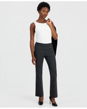 INC International Concepts Petite Mid-rise Mini-bootcut Pants - Multicolor