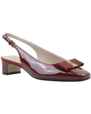 Giani Bernini Battah Slingback Square Toe Pumps - Brown
