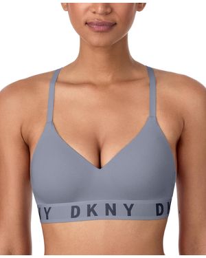DKNY Cozy Boyfriend Wirefree Bra - Blue