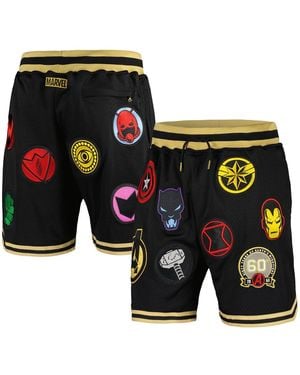 Lids The Avengers 60th Anniversary Basketball Shorts - Black