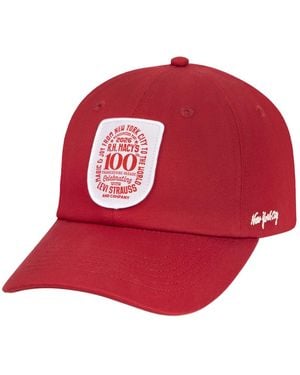 Levi's Adjustable Graphic Patch Baseball Cap - Red