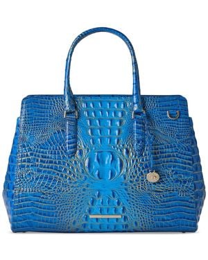 Brahmin Finley Carryall Melbourne Large Leather Carryall - Blue