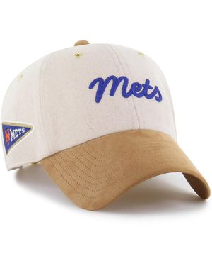 '47 X Natural/tan New York Mets Script Charm Clean Up Adjustable Hat - Multicolor