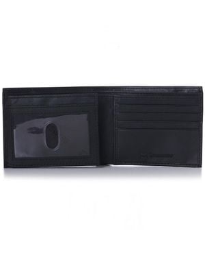 Alpine Swiss Wallet Trifold Bifold Billfolds To Choose From Genuine Leather - Black