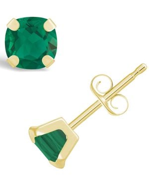 Macy's Gemstone Stud Earrings - Green