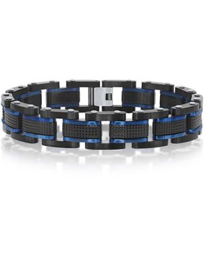 Metallo Stainless Steel Bracelet - Blue