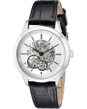 INVICTA WATCH 18118 Specialty Quartz White Skeleton Dial Watch - Black