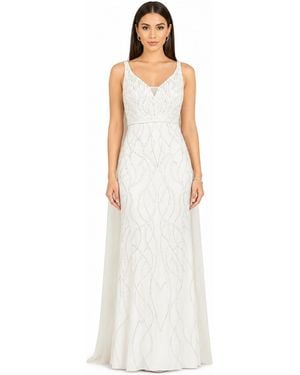 Lara Beaded Wedding Gown - White