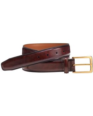 Johnston & Murphy Smooth Basic Leather Belt - Multicolor