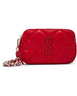 Steve Madden Women's Carla Quilted Crossbody Bag - 2 Strap Options, Vegan Leather & Webbing - View #5
