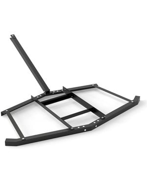 SUGIFT 66" Wide Driveway Drag Tow Behind Landscape Leveling Rake - Metallic