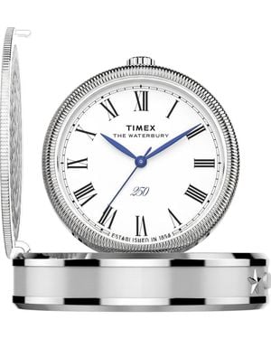 Timex Quartz Analog -tone Table Clock Watch 49mm - Metallic