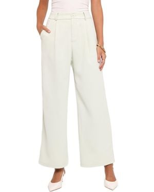 Petal & Pup Lia Wide Leg Pant - White