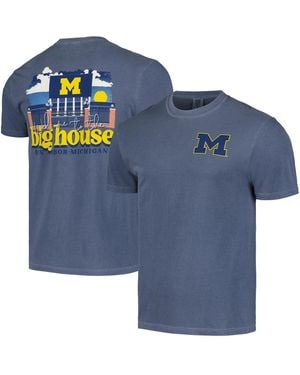 Image One And West Virginia Mountaineers Hyper Local Two-tone Mascot State T-shirt - Blue