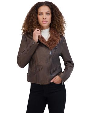 Andrew marc felicity leather jacket 2025