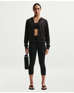 Nike One High-waisted Cropped-length leggings - Black