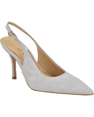 Guess Princelsa Pointed Toe Slingback Pumps - White