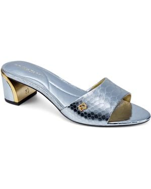 Donna Karan Sangria Heeled Sandals - Blue