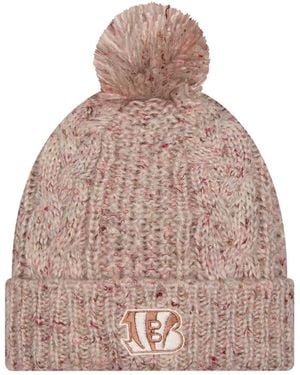 KTZ Cincinnati Bengals Trendy Tone Cuffed Pom - Natural
