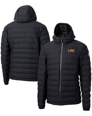 Cutter & Buck Lsu Tigers Alumni Logo Mission Ridge Reprove Eco Insulated Puffer Full-zip Jacket - Black