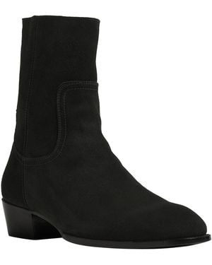 Anthony Veer Lennox Zipper Boots - Black